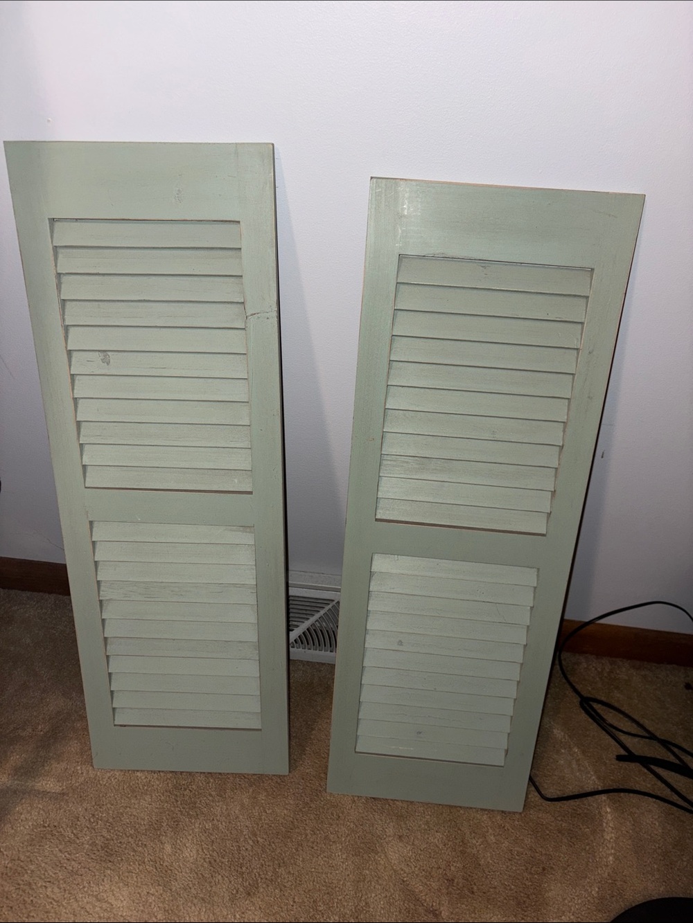 Hobby Lobby Sage Green Decorative Shutters